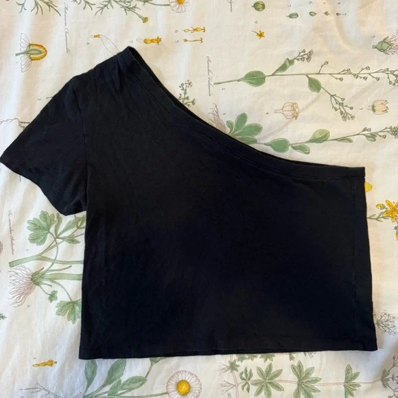 Aerie One Shoulder Crop Top - Picture 1 of 4